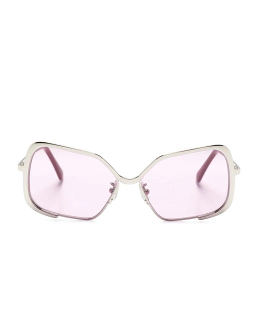 Marni Pink Unila Oversize-Frame Sunglasses