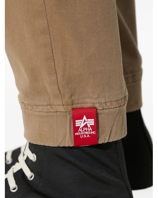 Alpha Industries Natural Cargo Pocket Trousers for men