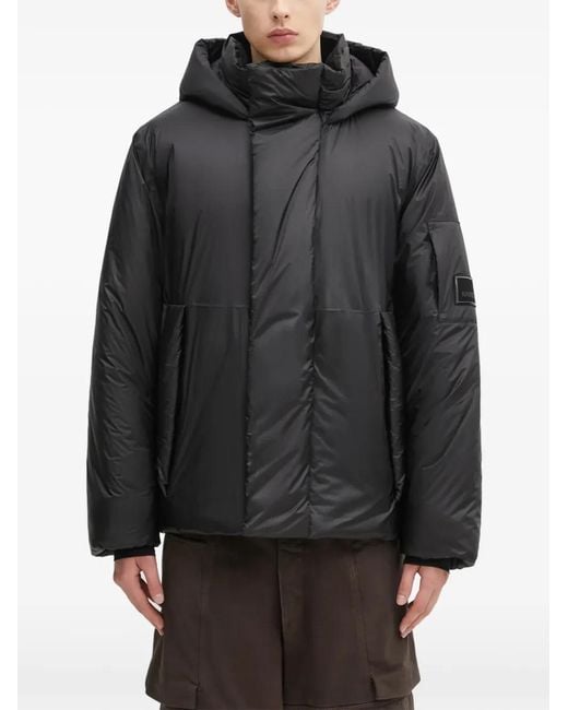 Rains Black Doudoune Torna W4T3 À Capuche