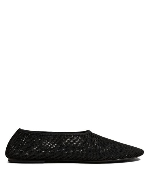 Khaite Black Marcy Ballet Flats