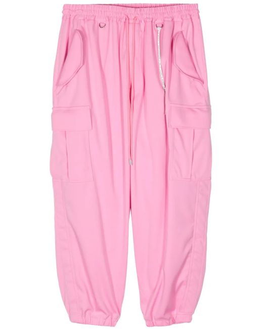 MASTERMIND WORLD Pink Skull-Print Cargo Trousers for men