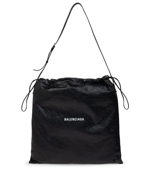 Borsa Tote Dust di Balenciaga in Black da Uomo