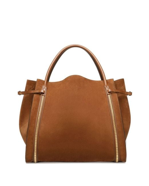 Bally Brown Chesney Calf Leather Tote Bag