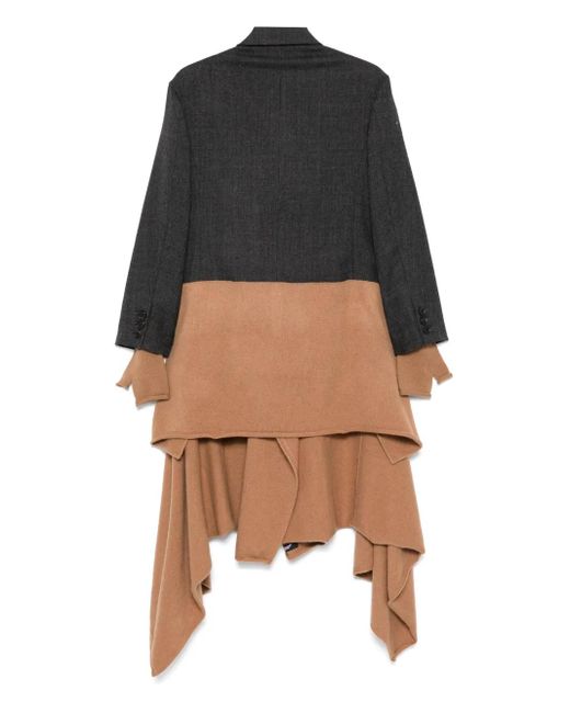 Undercover Black Wool Coat