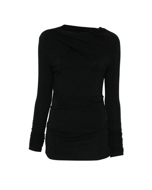 Entire studios Black Draped Top