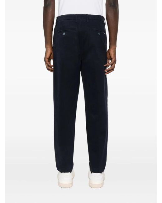 Re-hash Blue Pleated Pocket Trousers for men