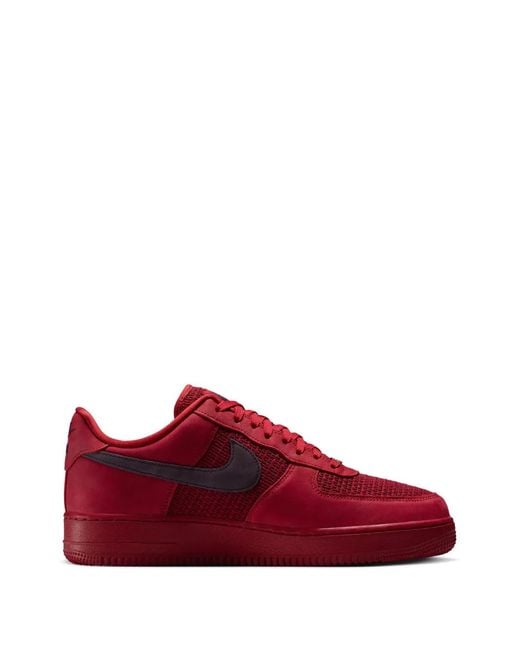 Nike Red Air Force 1 '07 Lv8 Sneakers for men