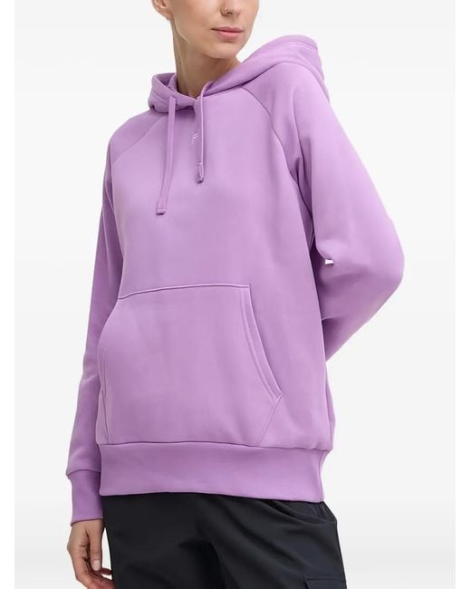 Under Armour Purple Hoodie Rival À Lien De Resserrage Et Poche Kangourou