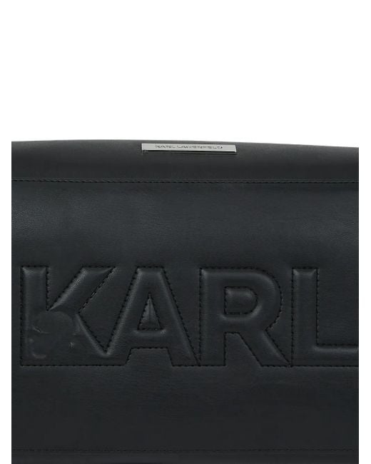 Karl Lagerfeld Black Grand Sac Cabas Ikon