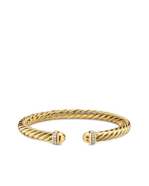 Bracelet Cablespira Flex En 18Ct Pavé De Diamants David Yurman en coloris Metallic