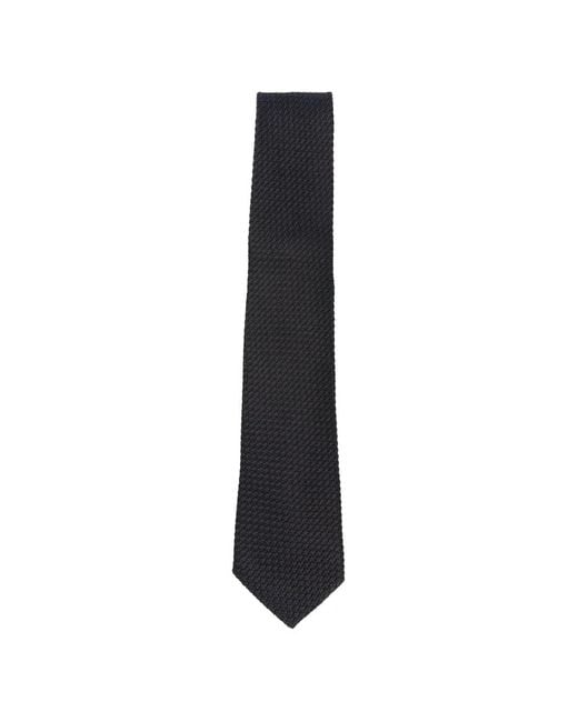 Tagliatore White Cravate En Soie Nattée for men