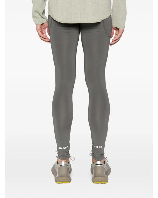 FAMILY FIRST Gray Side-Pocket Performance Leggins for men