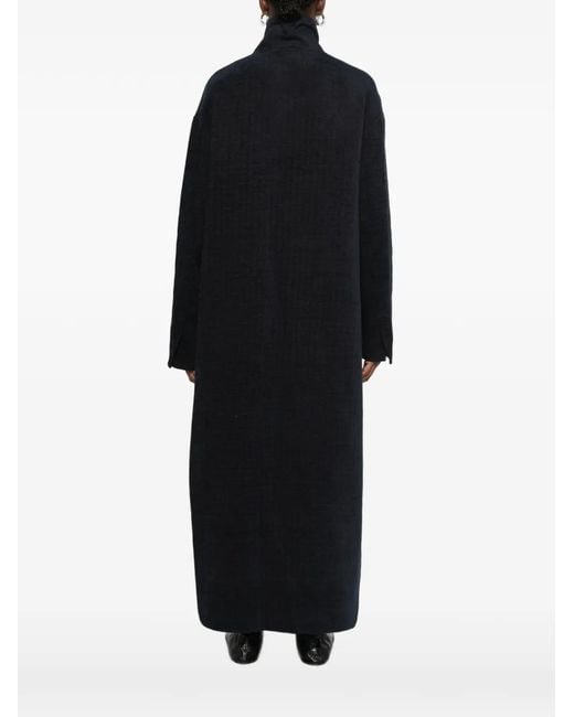 Ruohan Black Penrhyn Single-Breasted Coat