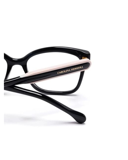Carolina Herrera Brown Square-Frame Glasses