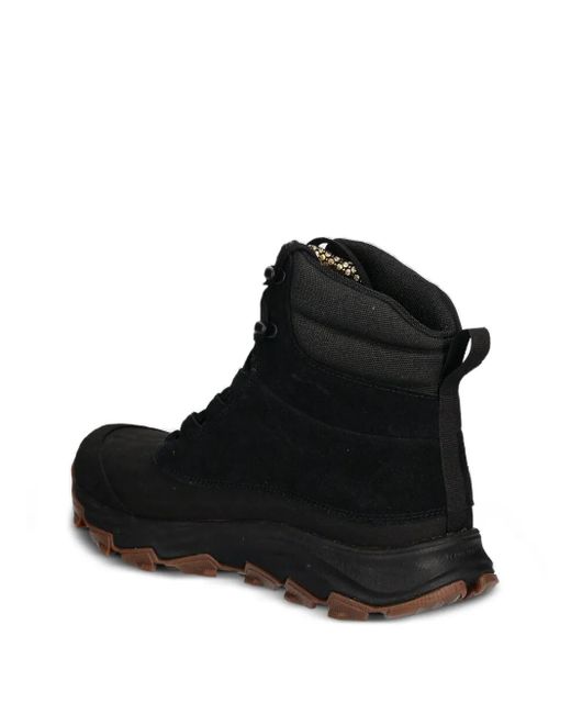 Columbia Black Logo-Detail Lace-Up Boots for men