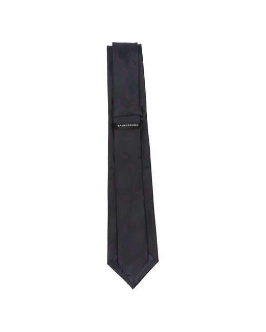 Tagliatore White Cravate Imprimée À Bout Pointu for men