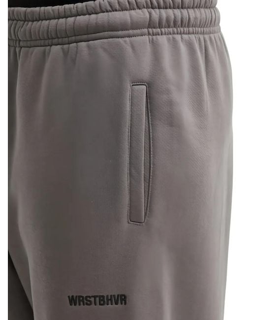 WRSTBHVR Gray Side-Pocket Trousers