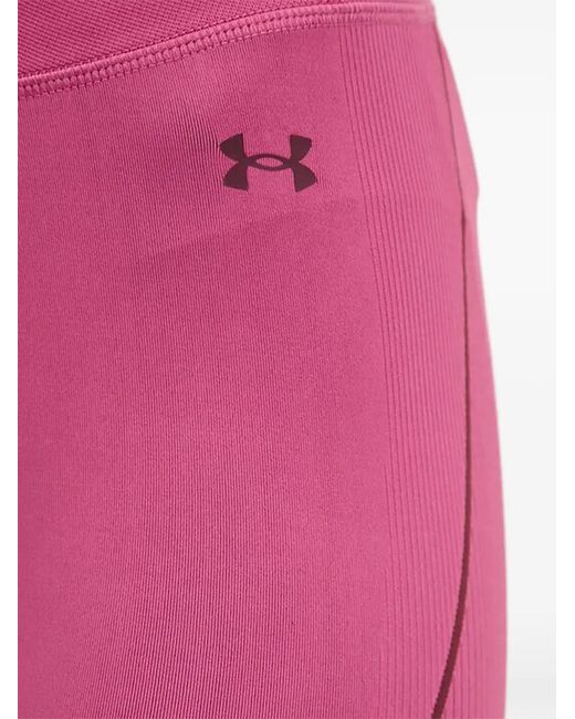 Under Armour Pink Ua Vanish Seamless Panelled Leggings
