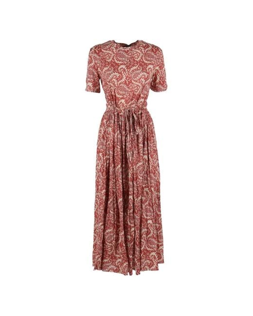 Weekend by Maxmara Pink Floral-Print Maxi Dress