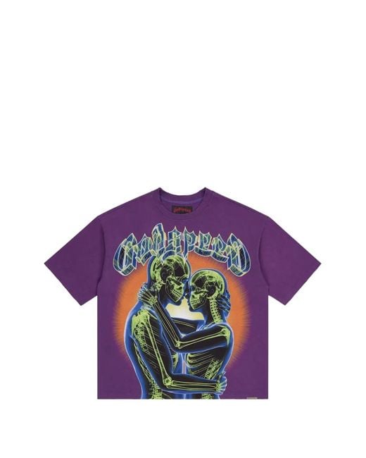 Godspeed Purple Cosmic Love Graphic-Print T-Shirt for men