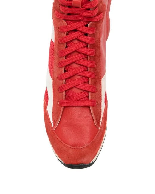 Patrizia Pepe Red Racing Skin '93 Sneakers