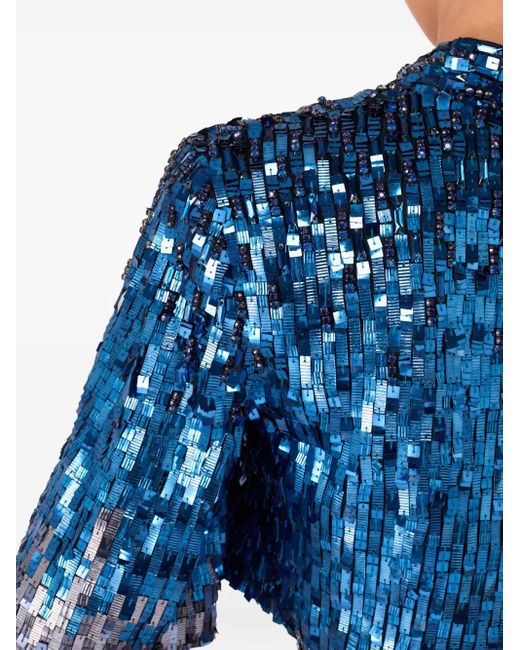 Jenny Packham Cristobel ジャケット Blue