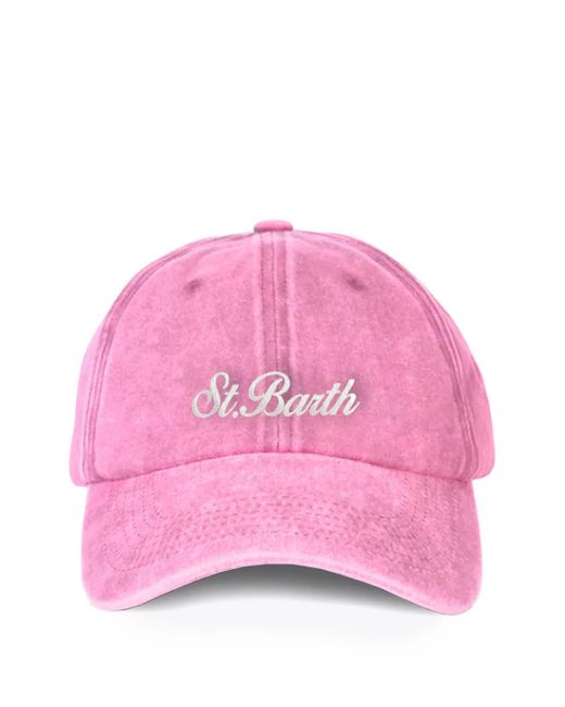 Mc2 Saint Barth Pink Davis Embroidery Hat