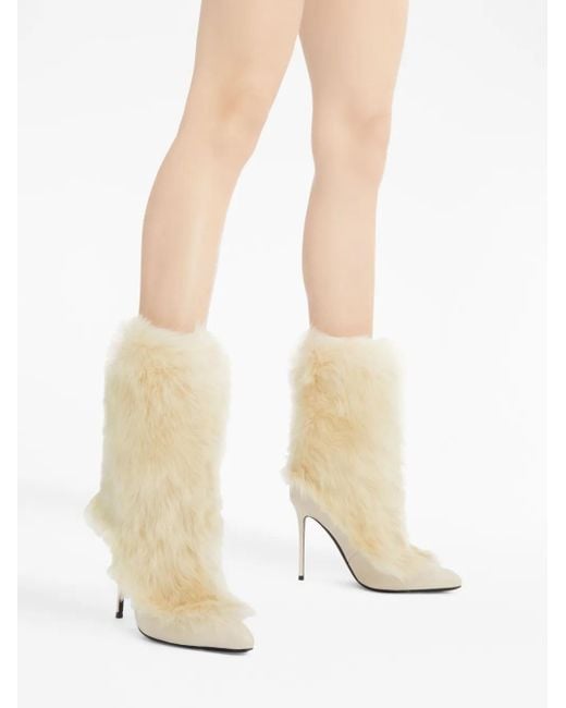Giuseppe Zanotti Natural 105Mm Micole Boots