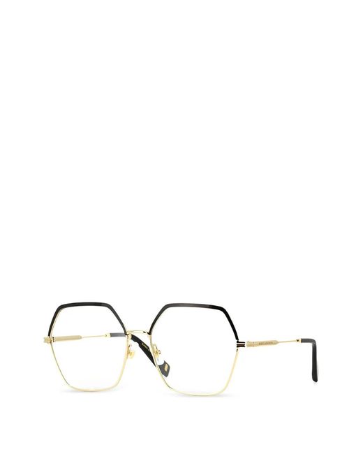 Marc Jacobs Natural Geometric-Frame Glasses