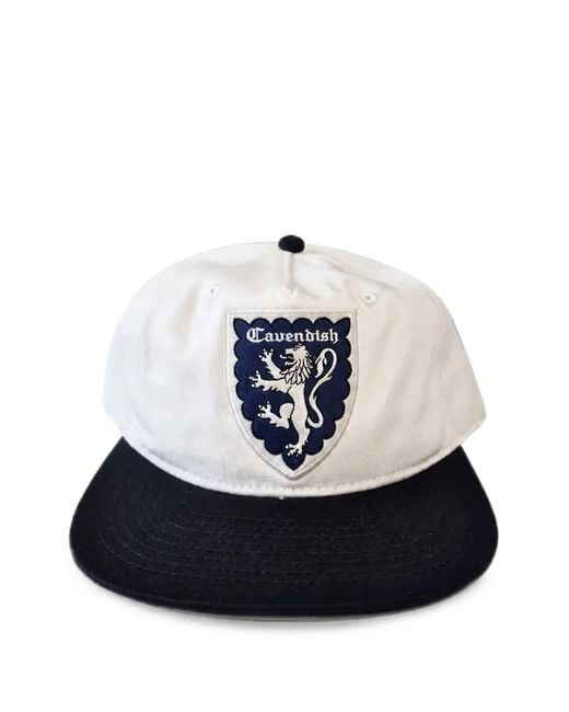 CAVENDISH® White Logo-Patch Baseball Cap