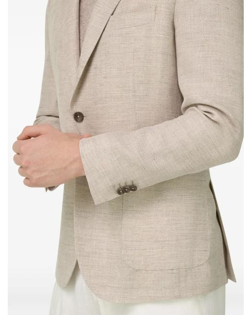 Boggi White Patch-Pocket Blazer for men