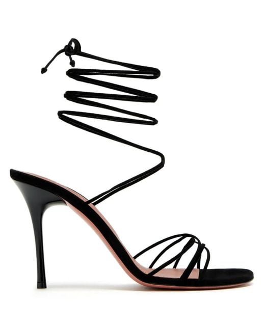 Sandali Lori 95Mm di AMINA MUADDI in Black