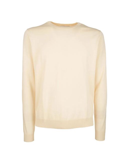 PAOLO RAGAZZINI White Crew-Neck Sweater for men