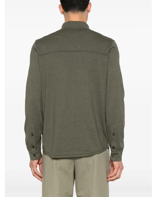 Bompard Green Knitted Shirt for men