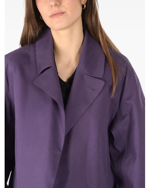 Maison Margiela Purple Cut-Out Open-Front Jacket