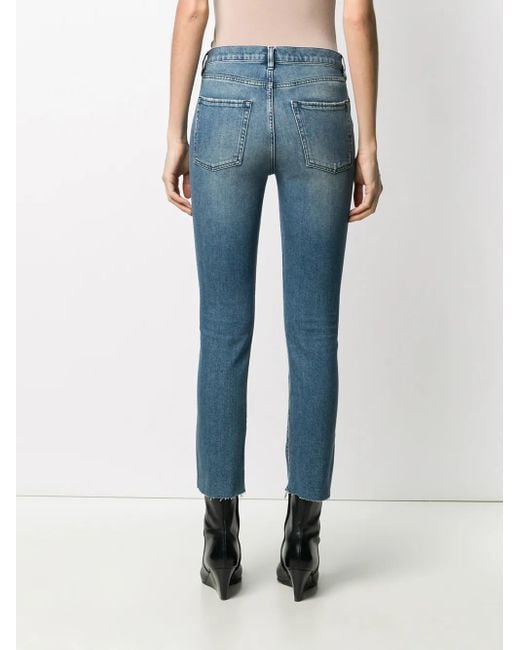 3x1 Blue Stonewashed Skinny Jeans