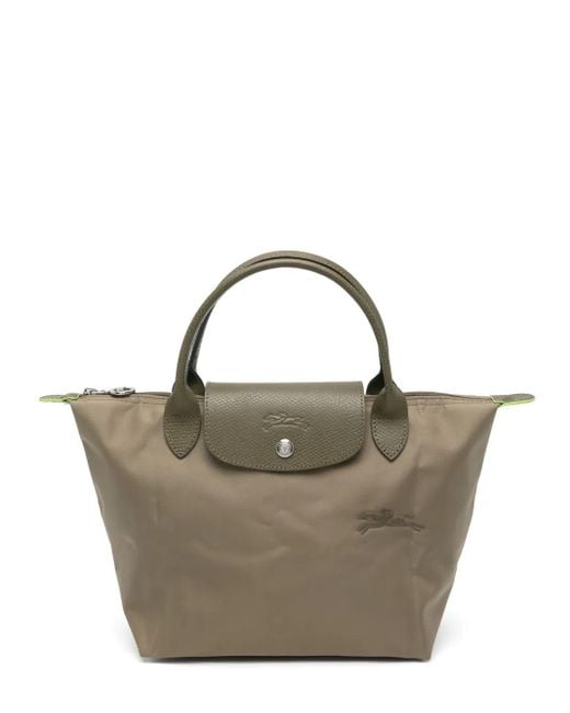 Longchamp Green Small Le Pliage Tote Bag