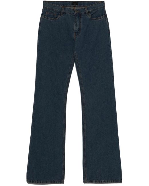 Etro Blue Straight Leg Jeans