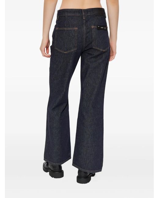 AllSaints Blue Ember Flared Jeans