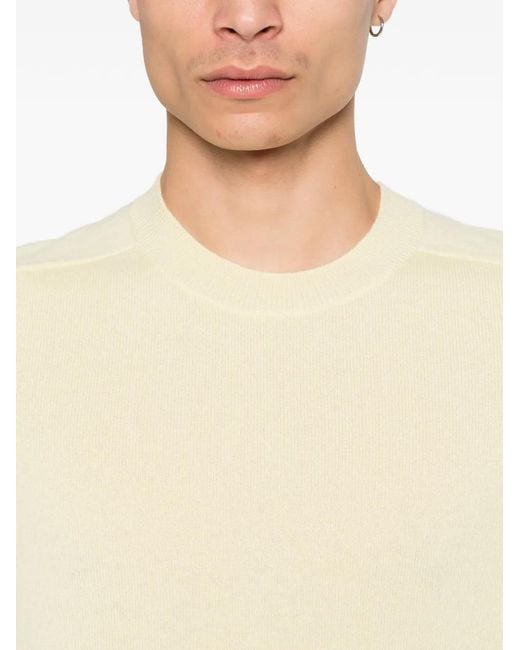 Bompard White Round-Neck Sweater for men