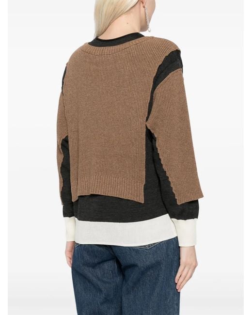 Undercover Brown Wool Blend Jumper