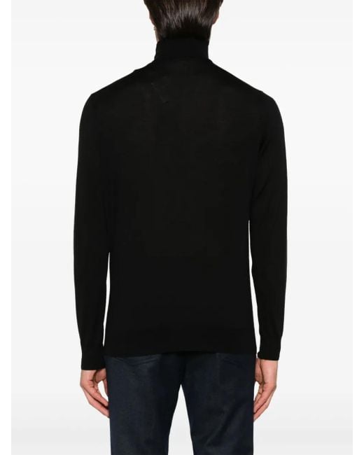 Jersey Con Cuello En V Corneliani de hombre de color Black