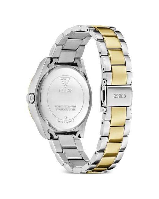 Guess Metallic Two-Tone 36Mm Watch
