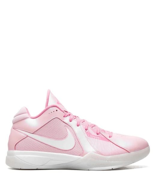 Nike Pink Kd 3 "Aunt Pearl" Sneakers