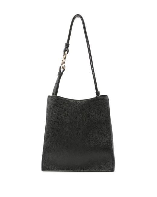 Furla Black Chic Mini Bucket Handbag