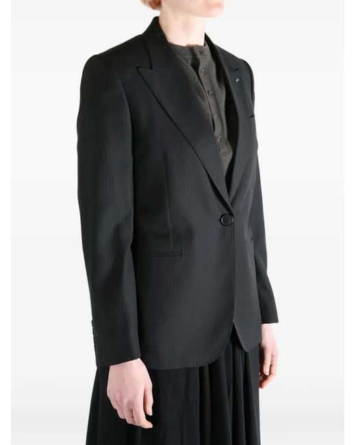 Givenchy Black Single-Breasted Blazer