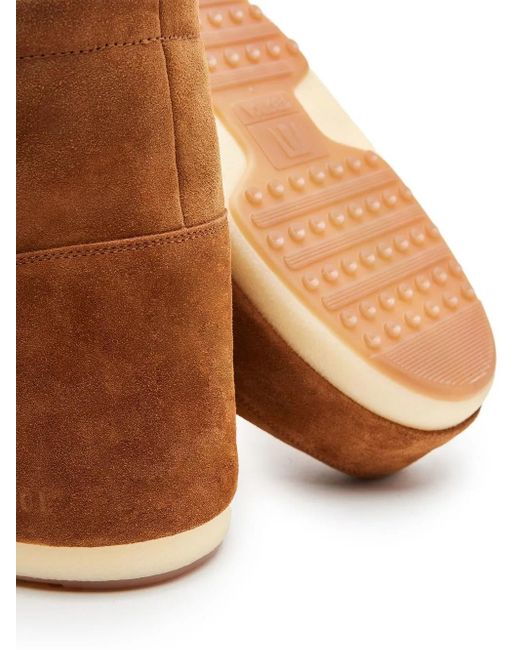 Moon Boot Brown Mb Icon Low Nolace Suede