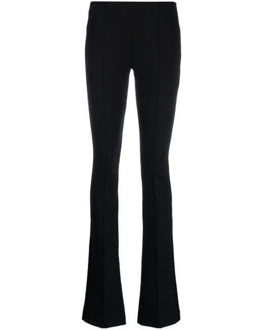 Sportmax Blue Fitted Stretch-design Trousers