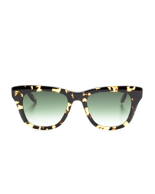 Barton Perreira Green Claudel Tortoiseshell-Frame Sunglasses
