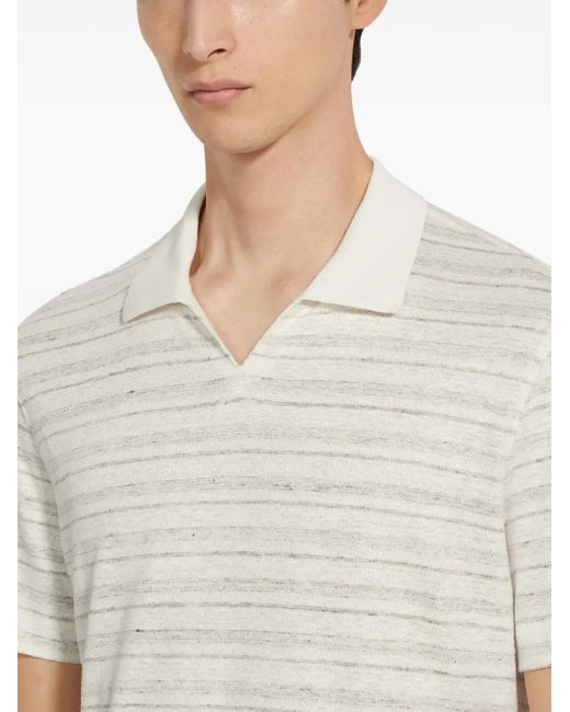 メンズ Zegna ポロシャツ White